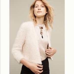 Anthropologie faux-fur bomber.